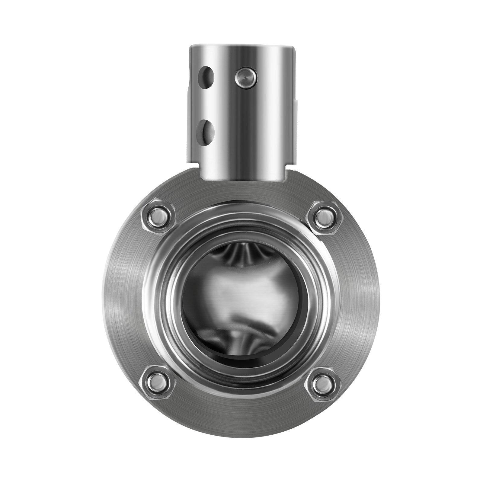 VEVOR Sanitary Butterfly Valve 1 Pack Stainless Butterfly Valve 3