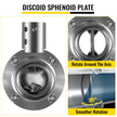 VEVOR Sanitary Butterfly Valve 1 Pack Stainless Butterfly Valve 3