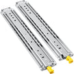 VEVOR Drawer Slides with Lock, 1 Pair 20 inch, Heavy-Duty Industrial Steel up to 500 lbs Capacity, 3-Fold Full Extension, Ball Bearing Lock-in & Lock-Out, Side Mount
