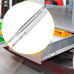 VEVOR Drawer Slides with Lock, 1 Pair 52 inch, Heavy-duty Industrial Steel up to 500 lbs Capacity, 3-Fold Full Extension, Ball Bearing Lock-in & Lock-Out, Side Mount