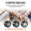 VEVOR Copper Press Tool Tube Fittings Crimping Kit, Pro Press Crimper with 1/2