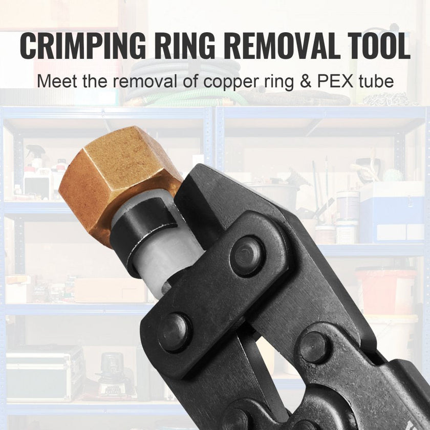 VEVOR PEX Pipe Crimping Tool Kit, Pro Press Crimper for 3/8