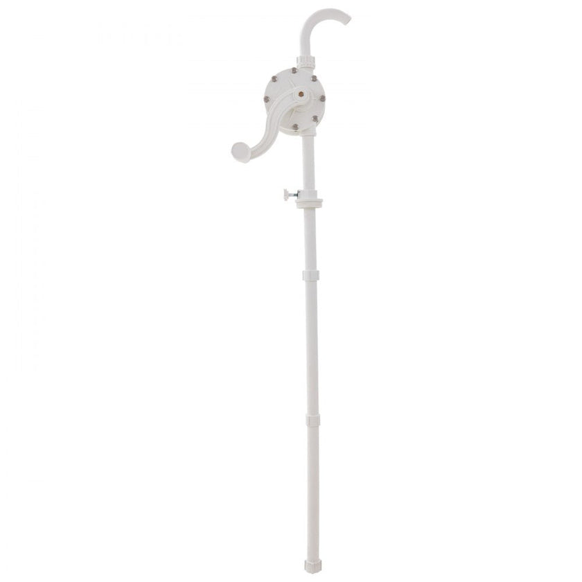 VEVOR Drum Pump, 6.5 GPM Flow, Rotary Barrel Pump Hand Crank, Fits 5 to 55 Gallon Drums with 3-Section Suction Tube Assembly and Hose, Designed for Fast Transfer of Water, Alcohol, Corrosive Liquids
