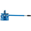VEVOR YP-9 Manual Bench Top Compact Bender Pipe Bending Machine 7 Dies 1-3inch Metal Fabrication Tube Rod Pipe Bender 44ft Mount Powdercoat Telescoping Handle Maximum 5/8 Thick 1-15/16inch Width