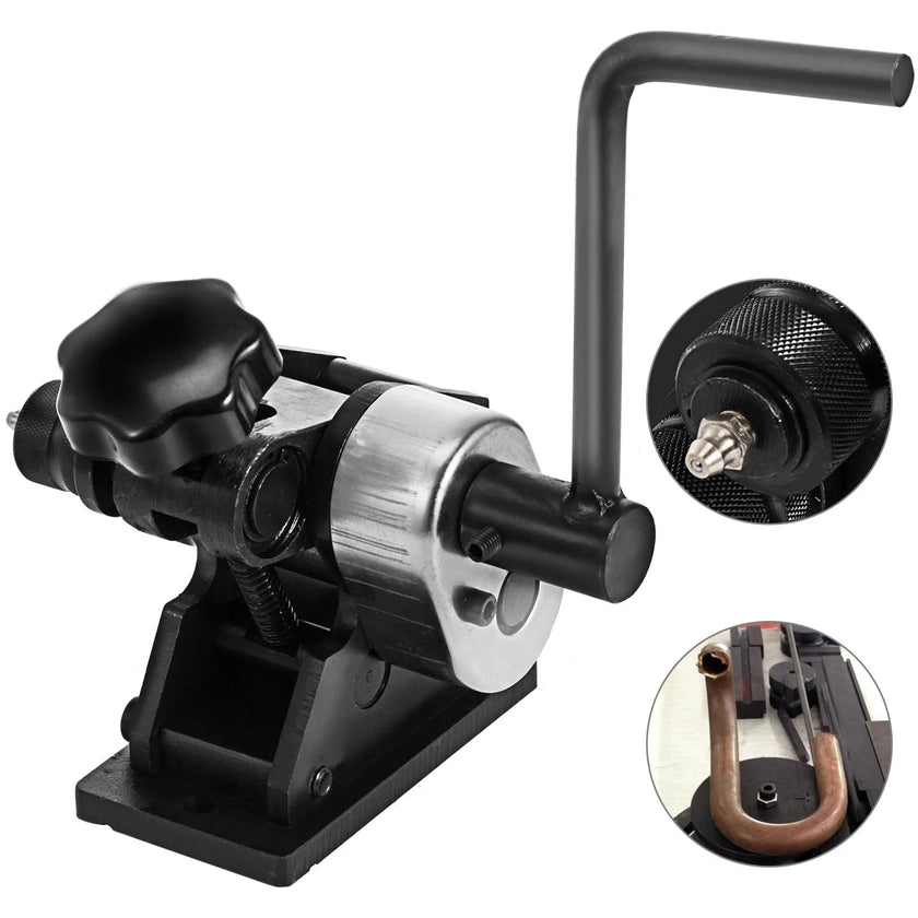 VEVOR Manual Plate Steel Ring Bender 13-1/2inch Single Pinch Portable Hand Crank Ring Handle Rolling 3inch And Larger Circular Rings