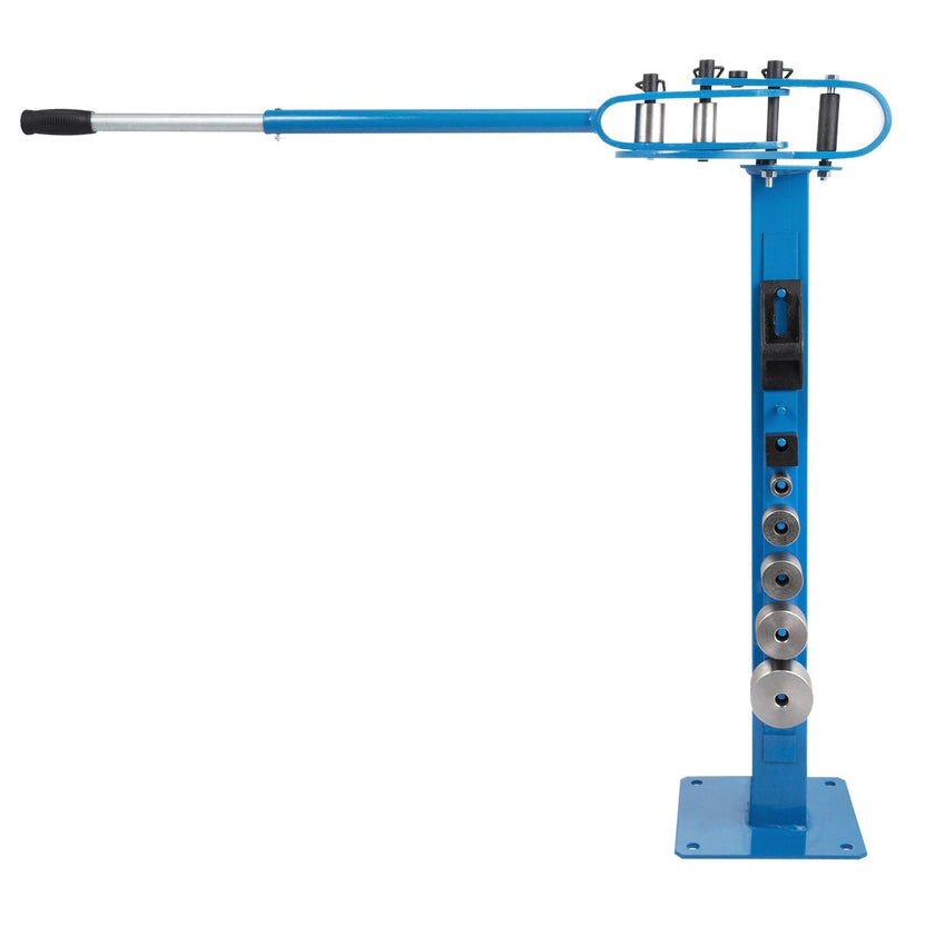 VEVOR YP 38 Pedestal Floor Compact Bender 7 Dies Versatile Compact Metal Tubing Bender 44' Mount Powdercoat Telescoping Handle Maximum 5/8