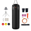 VEVOR Punching Bag for Adults, 4ft PVC Heavy Boxing Bag Set, Punching Bag with Chains and Gloves, Hanging Boxing Bag for MMA Karate Judo, Muay Thai Kickboxing Boxing, Home Gym Training, (Unfilled)