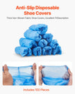 VEVOR Shoe Cover Dispenser Fits Up to US 11 with 100 Disposable Plastic Covers