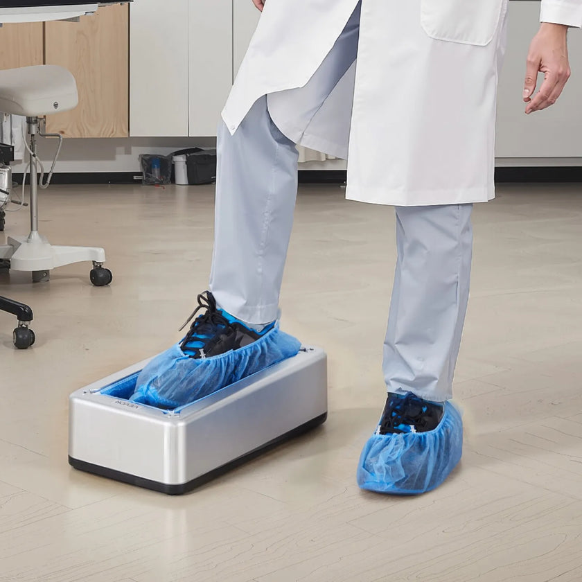 VEVOR Shoe Cover Dispenser Fits Up to US 11 with 100 Disposable Plastic Covers