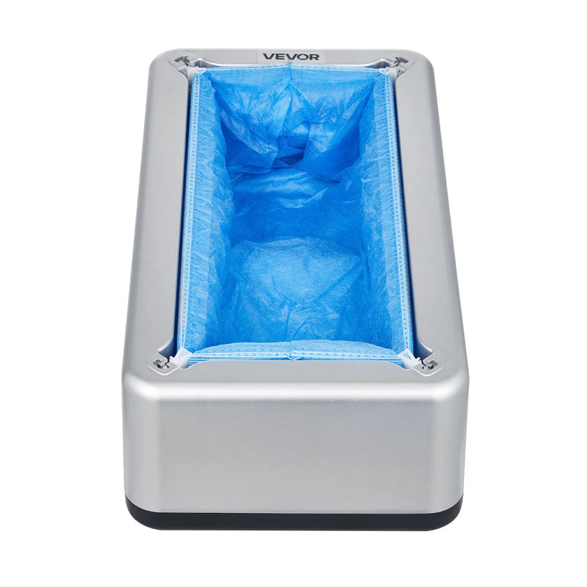 VEVOR Shoe Cover Dispenser Fits Up to US 11 with 100 Disposable Plastic Covers