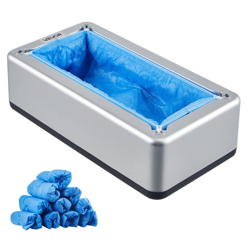 VEVOR Shoe Cover Dispenser Fits Up to US 11 with 100 Disposable Plastic Covers