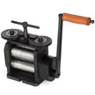 VEVOR Jewelry Combination Rolling Mill 110mm Width Flat Rolling Mill 55 mm Diameter Rollers Rolling Mill Press Gear Ratio 4:1 Jewelry Press Tabletting Tool for Jewelry Repair Design