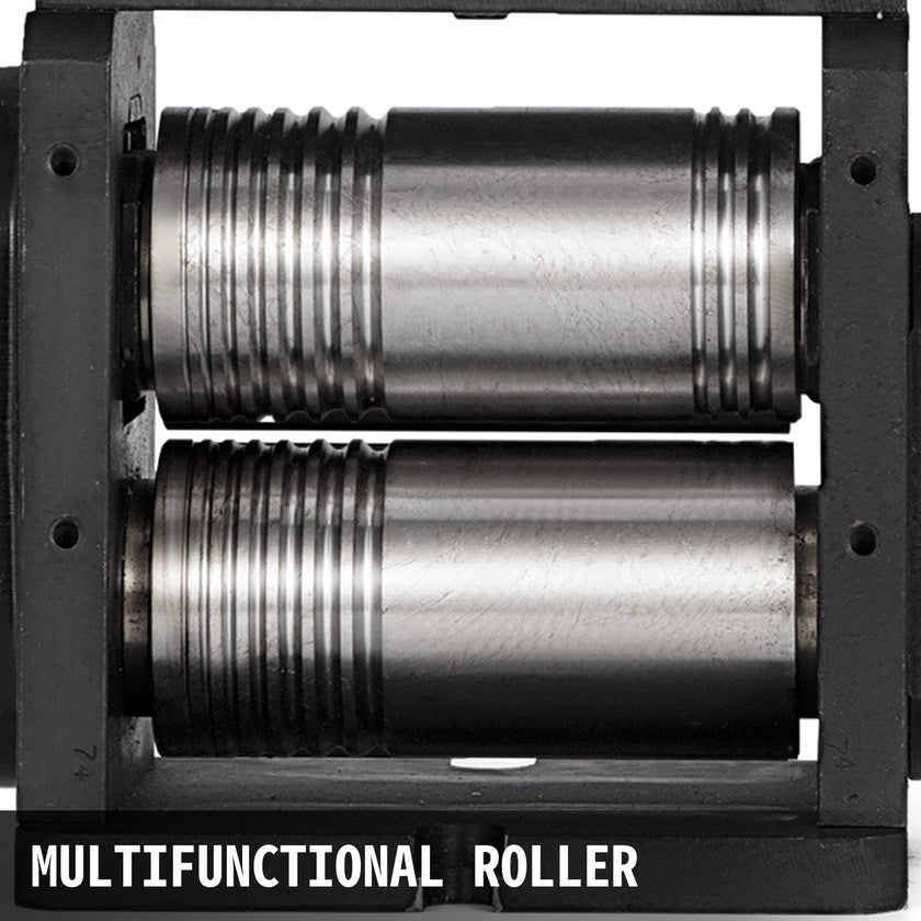 VEVOR Jewelry Combination Rolling Mill 110mm Width Flat Rolling Mill 55 mm Diameter Rollers Rolling Mill Press Gear Ratio 4:1 Jewelry Press Tabletting Tool for Jewelry Repair Design