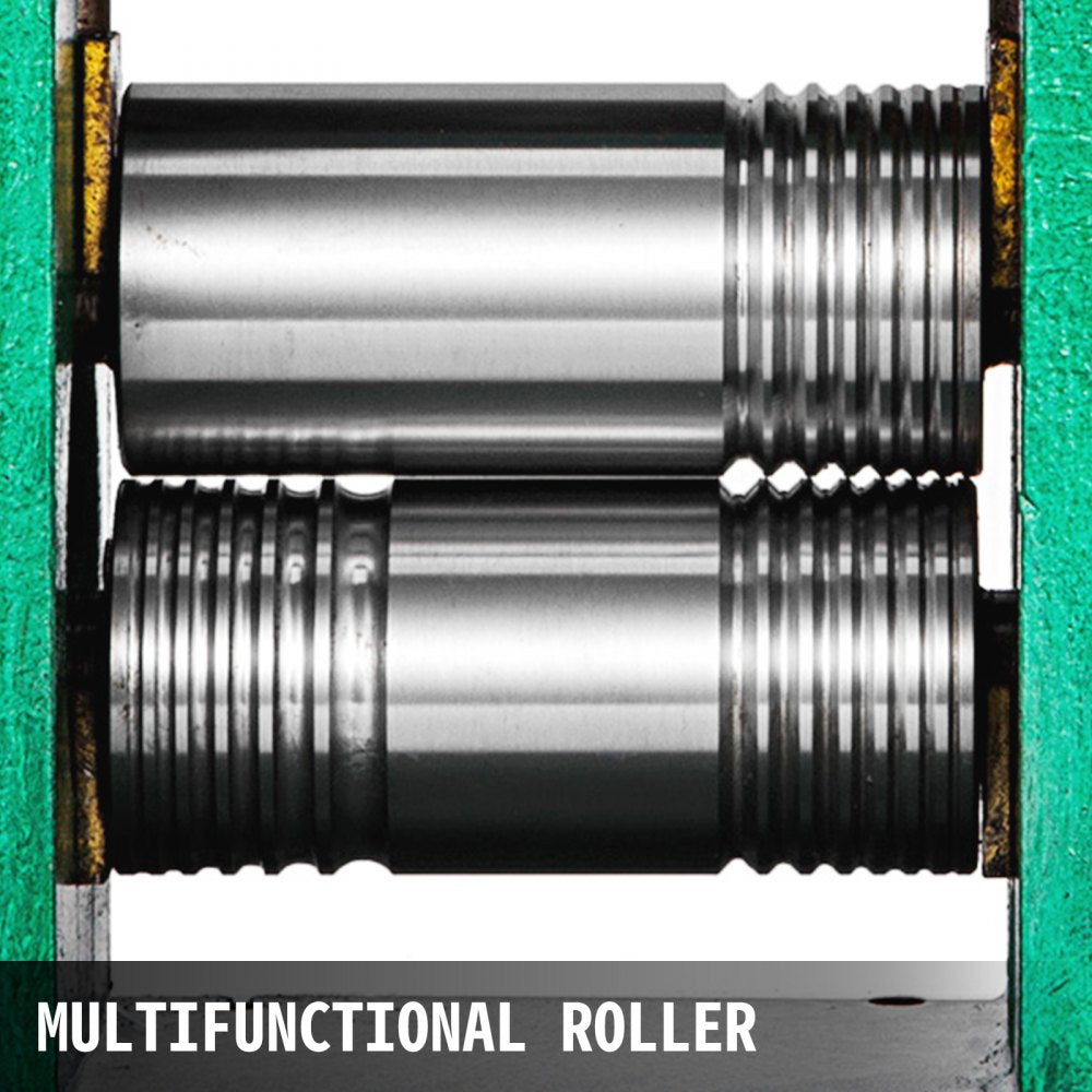 VEVOR Jewelry Combination Rolling Mill 120mm Width Flat Rolling Mill 55 mm Diameter Rollers Rolling Mill Press Gear Ratio 4:1 Jewelry Press Tabletting Tool for Jewelry Repair Design