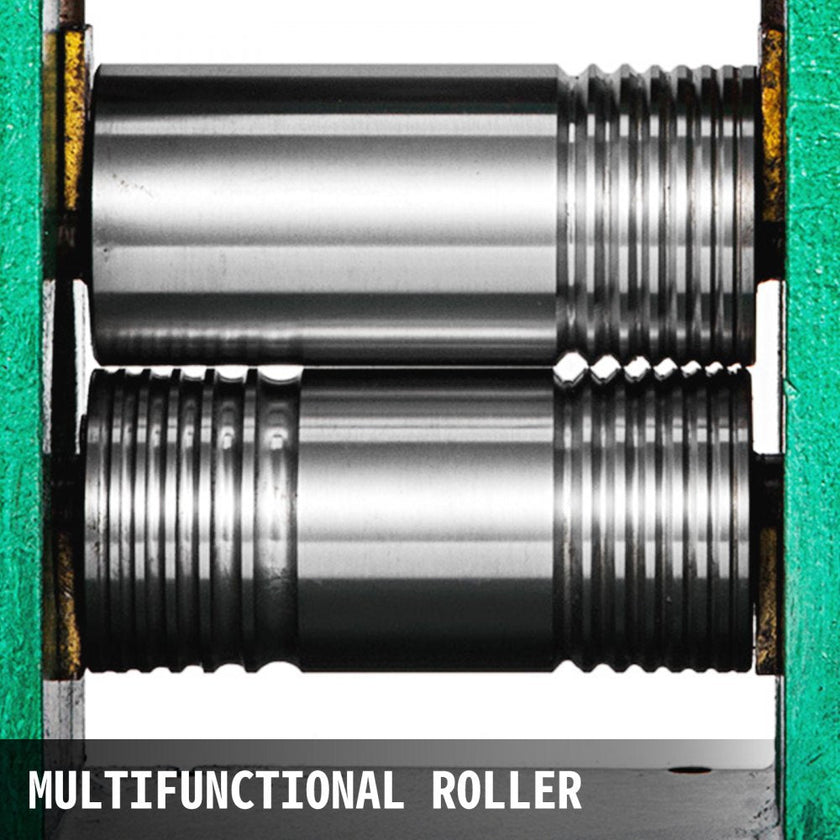 VEVOR Jewelry Combination Rolling Mill 120mm Width Flat Rolling Mill 55 mm Diameter Rollers Rolling Mill Press Gear Ratio 4:1 Jewelry Press Tabletting Tool for Jewelry Repair Design