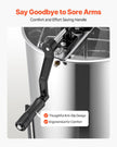 VEVOR Manual Honey Extractor 2 Frame Honey Spinner Beekeeping Stainless Steel