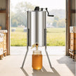 VEVOR Manual Honey Extractor 2 Frame Honey Spinner Beekeeping Stainless Steel