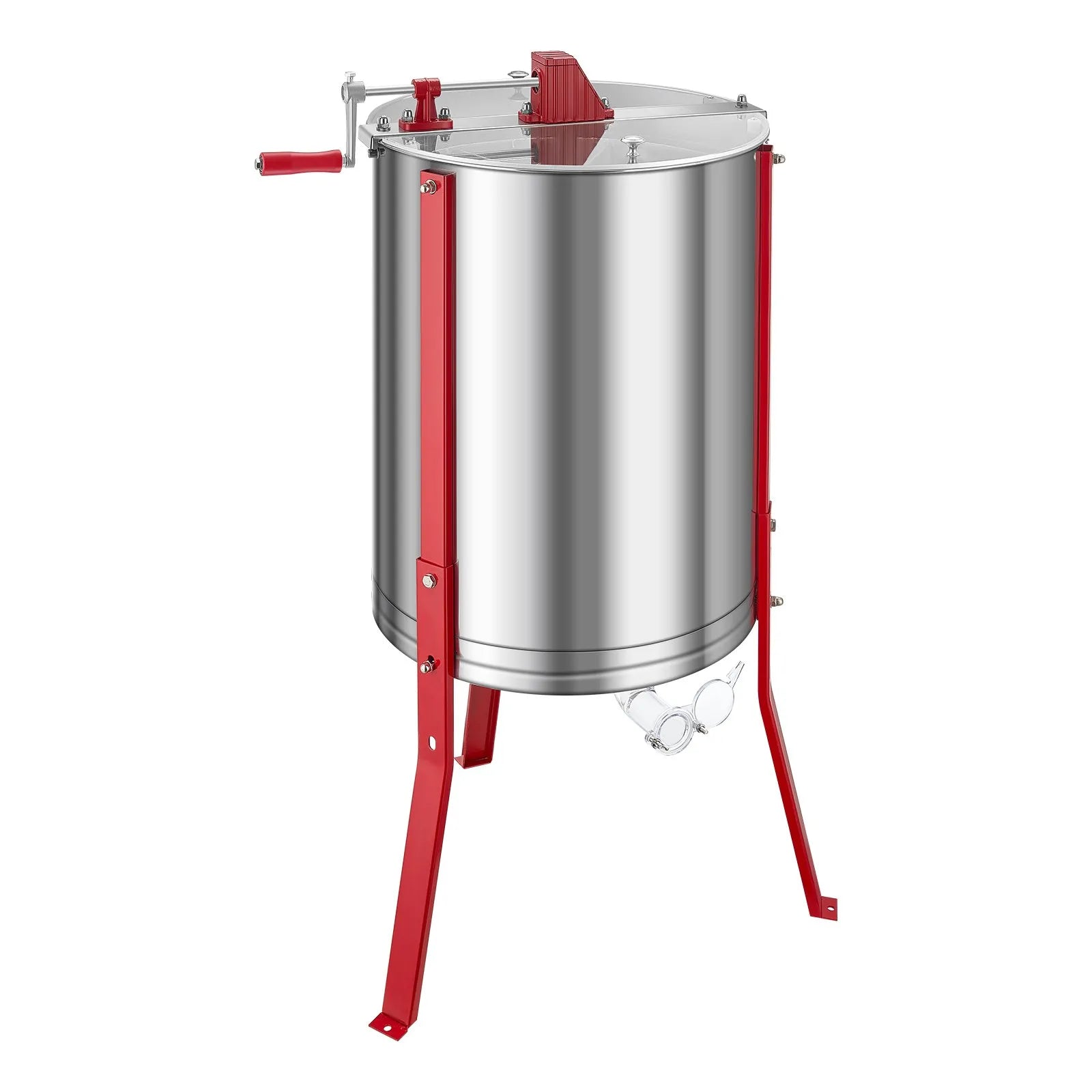 VEVOR Manual Honey Extractor 6 Frame Honey Spinner Beekeeping Stainless Steel