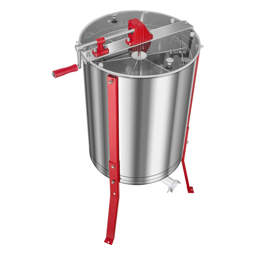 VEVOR Manual Honey Extractor 6 Frame Honey Spinner Beekeeping Stainless Steel