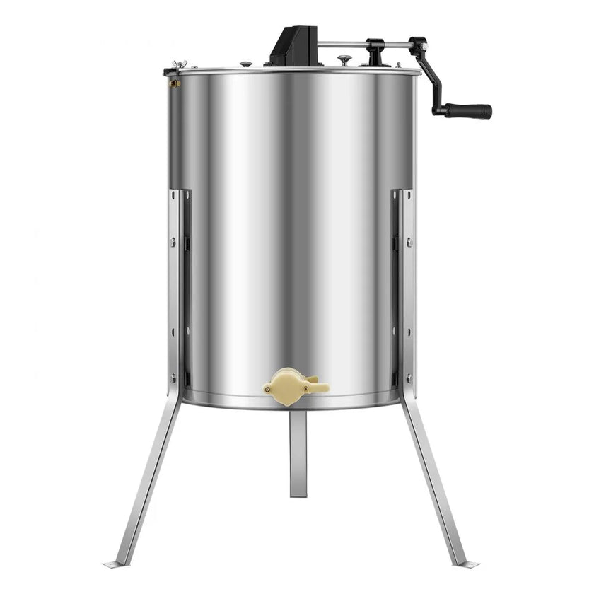 VEVOR Manual Honey Extractor 4/6 Frame Honey Spinner Beekeeping Stainless Steel