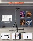 VEVOR Heavy Duty Punching Bag Frame Boxing Punching Stand Steel for Gym Fitness