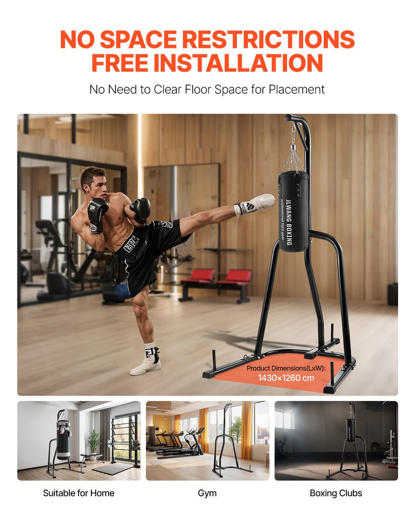 VEVOR Heavy Duty Punching Bag Frame Boxing Punching Stand Steel for Gym Fitness
