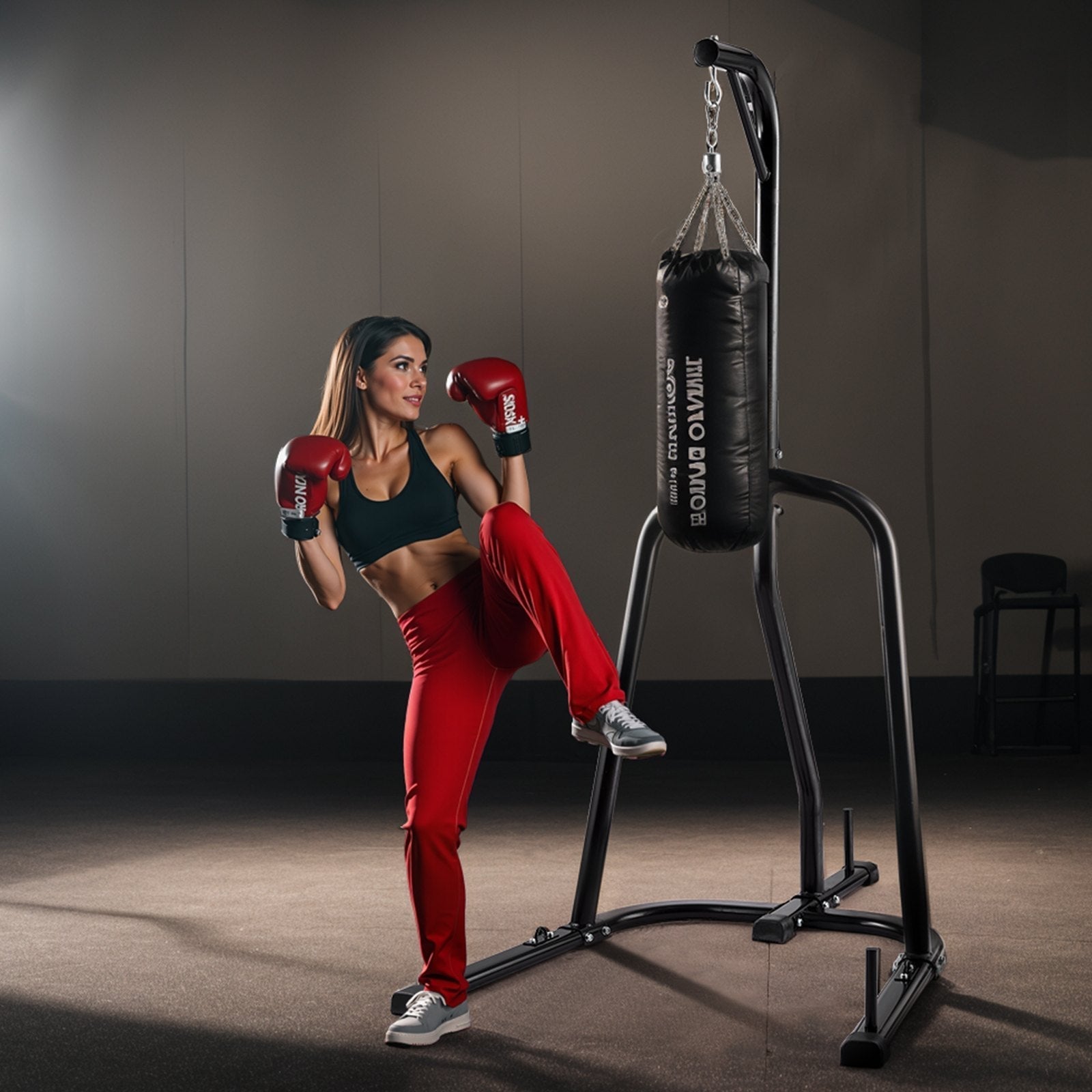 VEVOR Heavy Duty Punching Bag Frame Boxing Punching Stand Steel for Gym Fitness