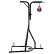 VEVOR 2 in 1 Punching Bag Stand, Steel Heavy Duty Workout Equipment, Adjustable Height Boxing Punching Bag and Speed Bag Stand, Freestanding Sandbag Rack