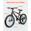 VEVOR 20” Kids Mountain Bike – 7-Speed Fat Tire MTB with Dual Disc Brakes