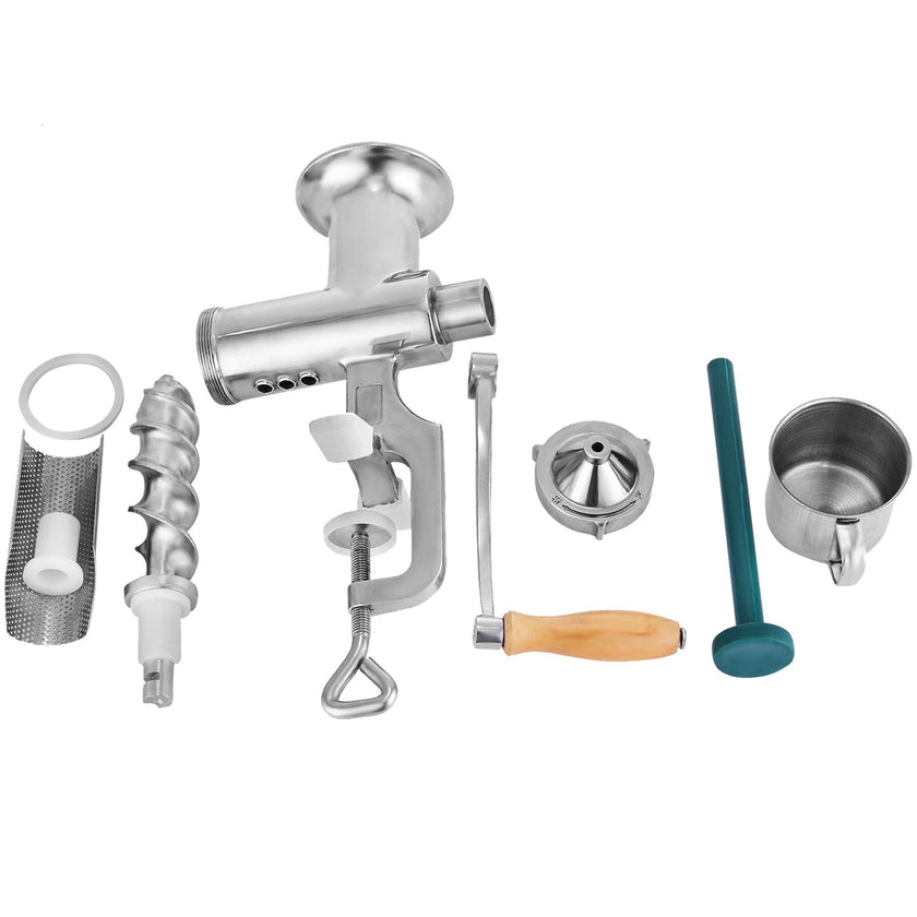 VEVOR Wheatgrass Extractor Portable Wheatgrass Juicer with 3 Sieves Wheatgrass Juicers Manual Stainless Steel Wheatgrass Extractor Machine for Wheat Grass Fruit Vegetable
