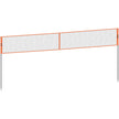 VEVOR 4-Way Volleyball Net, Adjustable Height Badminton Net Set for Backyard Beach Lawn, Outdoor Portable Volleyball Net with Carrying Bag, 4 Square Quick Assemble Game Set For Kids And Adults
