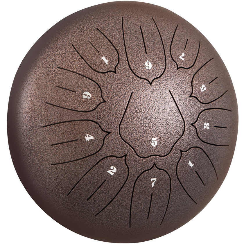 VEVOR Steel Tongue Drum 11 Notes 10 inches Percussion Instrument with Bag, Book, Mallets, Finger Picks