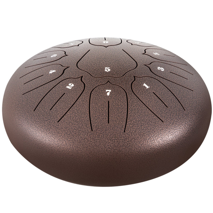VEVOR Steel Tongue Drum 11 Notes 10 inches Percussion Instrument with Bag, Book, Mallets, Finger Picks