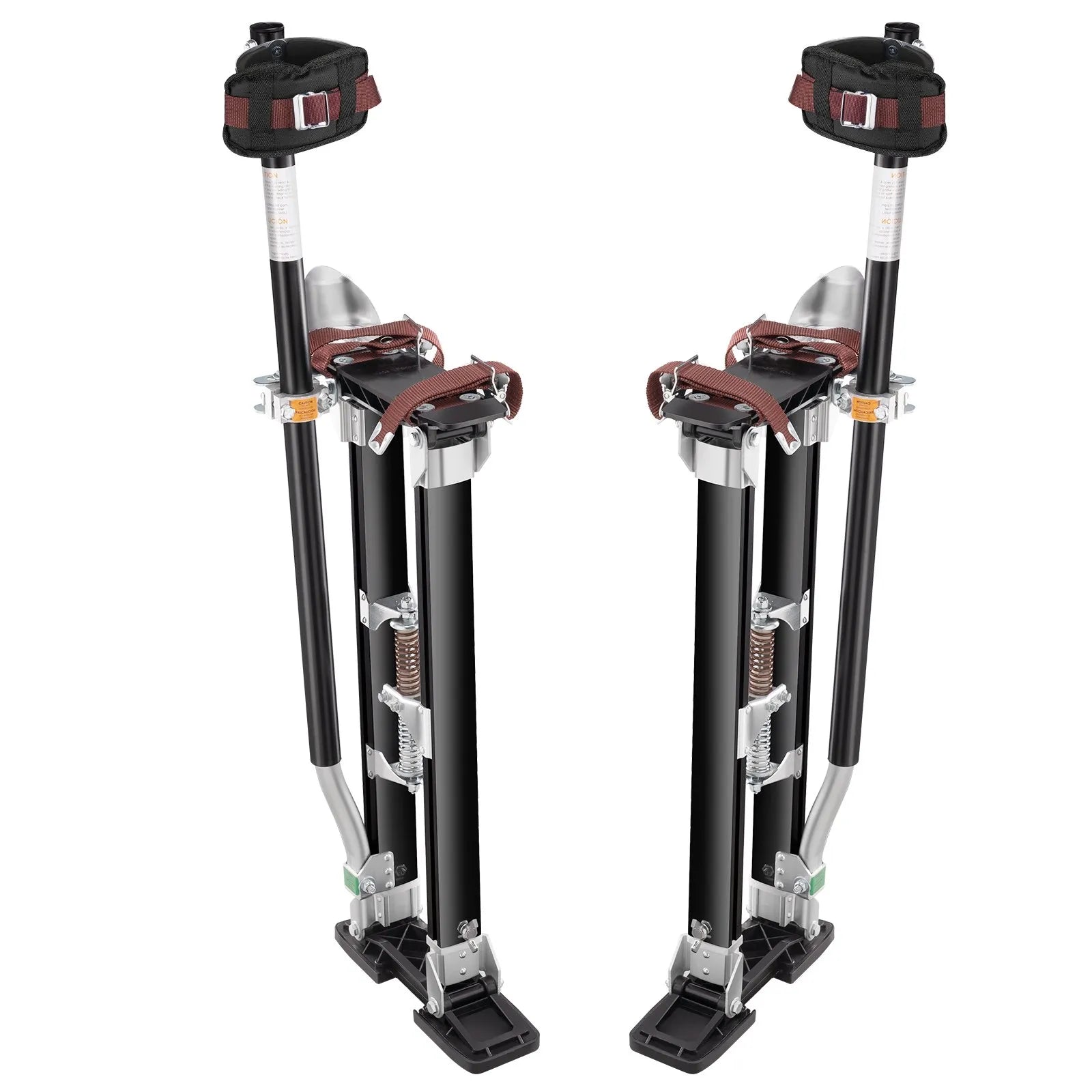 VEVOR Drywall Stilts Aluminum Tool Stilts 24''-40'' Adjustable Painting Black