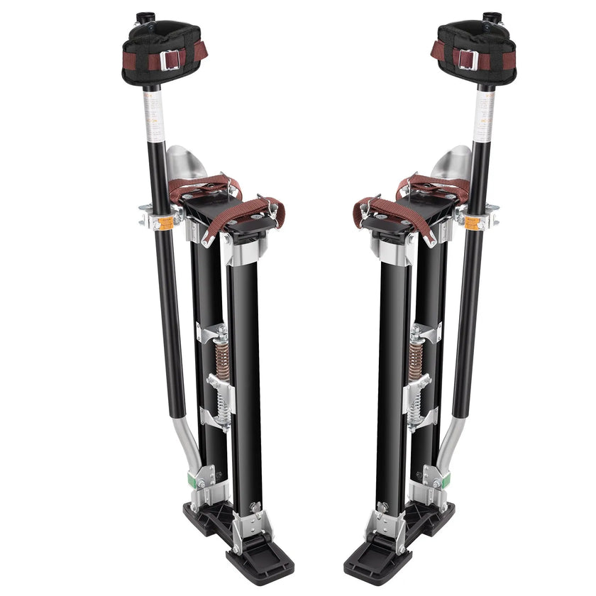 VEVOR Drywall Stilts Aluminum Tool Stilts 24''-40'' Adjustable Painting Black