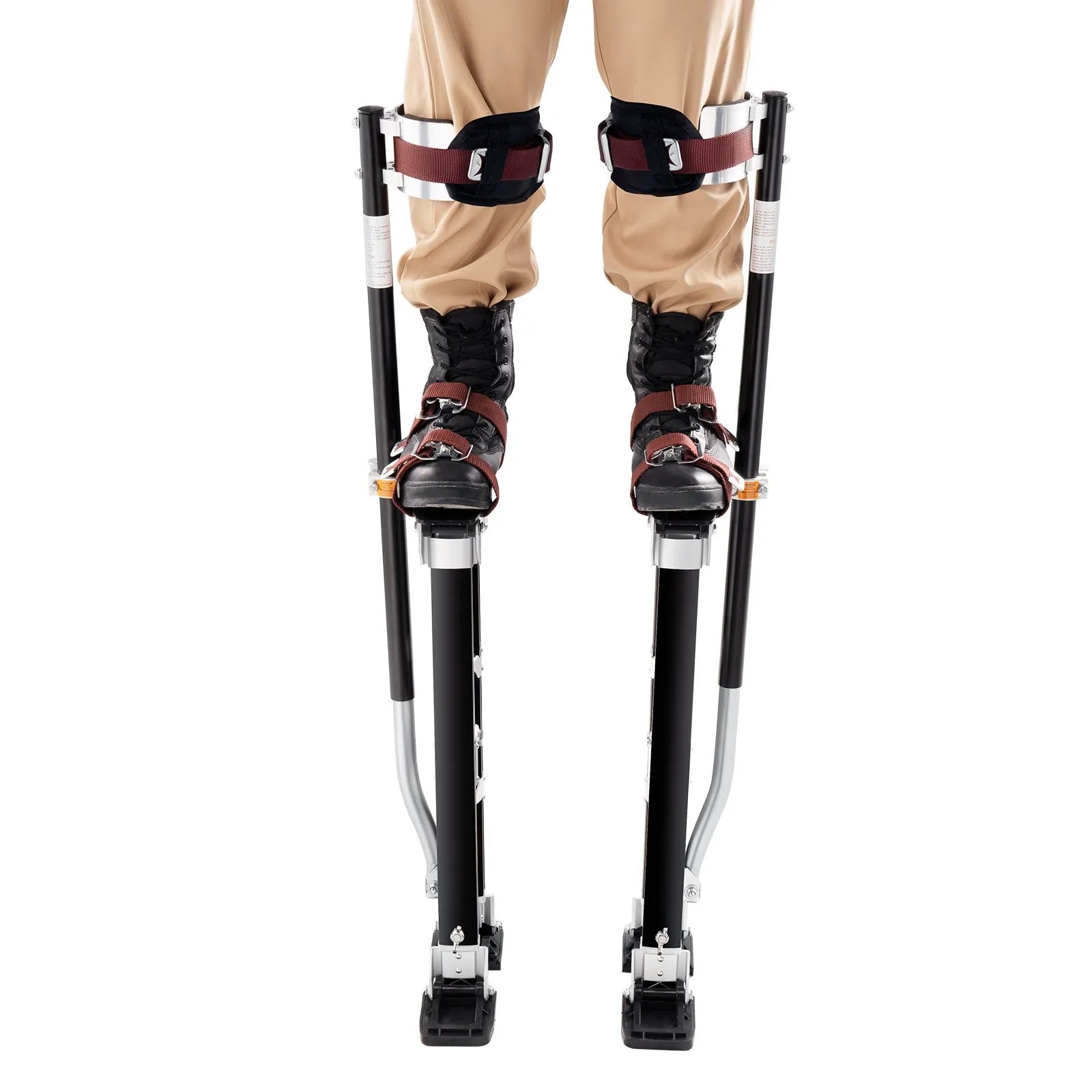 VEVOR Drywall Stilts Aluminum Tool Stilts 24''-40'' Adjustable Painting Black