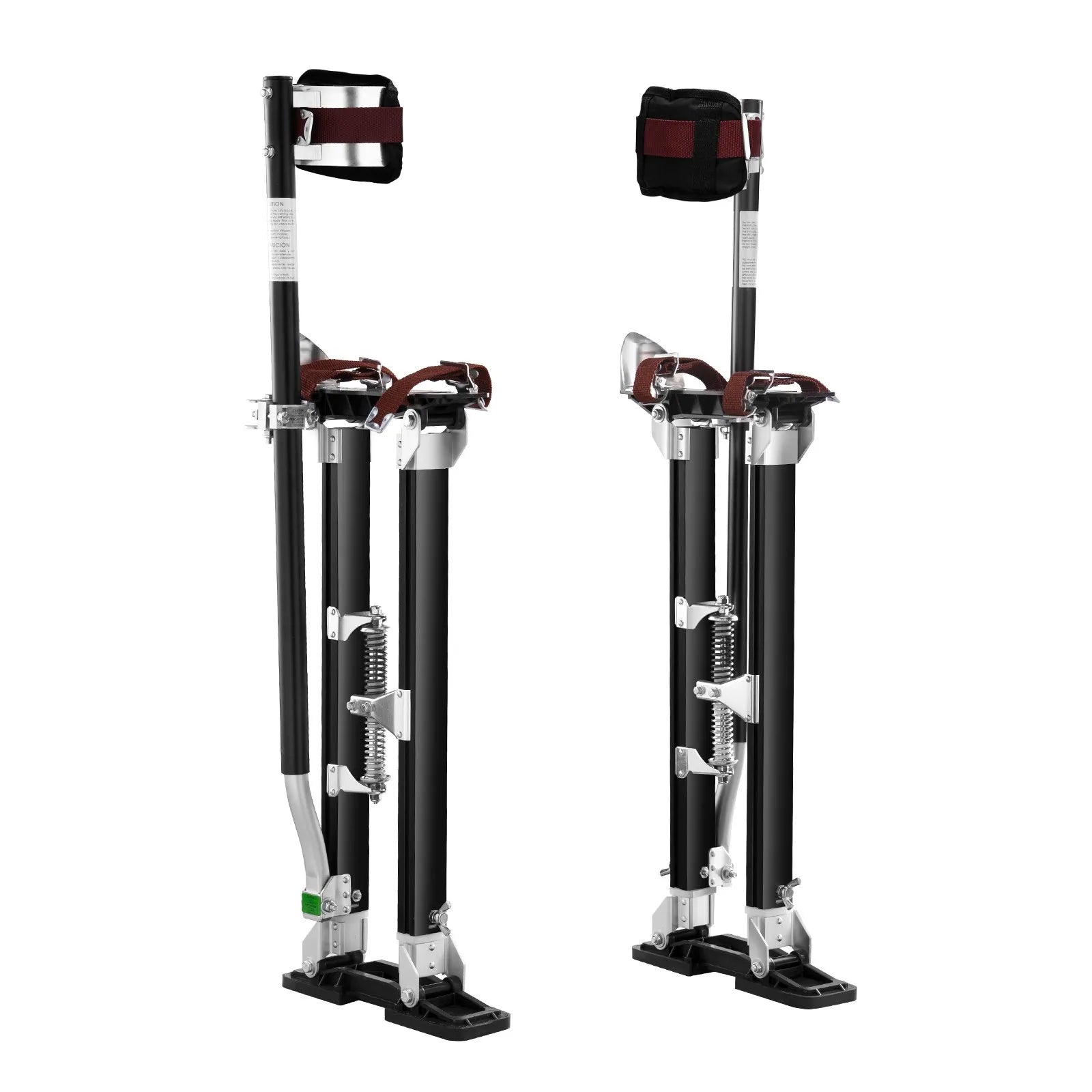 VEVOR Drywall Stilts Aluminum Tool Stilts 24''-40'' Adjustable Painting Black