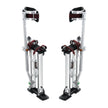 VEVOR Drywall Stilts, 18''-30'' Adjustable Aluminum Tool Stilts with Protective Knee Pads, Durable and Non-slip Work Stilts for Sheetrock Painting, Walking, Taping, Silver