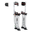 VEVOR Drywall Stilts, 18''-30'' Adjustable Aluminum Tool Stilts with Protective Knee Pads, Durable and Non-slip Work Stilts for Sheetrock Painting, Walking, Taping, Silver