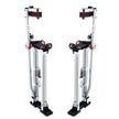 VEVOR Drywall Stilts, 24''-40'' Adjustable Aluminum Tool Stilts with Protective Knee Pads, Durable and Non-slip Work Stilts for Sheetrock Painting, Walking, Taping, Silver