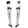 VEVOR Drywall Stilts, 36''-50'' Adjustable Aluminum Tool Stilts with Protective Knee Pads, Durable and Non-slip Work Stilts for Sheetrock Painting, Walking, Taping, Silver