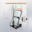 VEVOR Dual Welding Cylinder Cart Oxygen Acetylene Tank Cart with 10