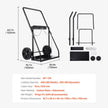 VEVOR Dual Welding Cylinder Cart Oxygen Acetylene Tank Cart with 10