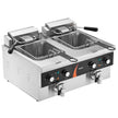 VEVOR Commercial Electric Deep Fryer Countertop Fryer 3500W Dual Tank 2x9Qt/8.5L