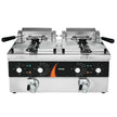 VEVOR Commercial Electric Deep Fryer Countertop Fryer 3500W Dual Tank 2x9Qt/8.5L