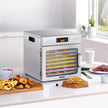 VEVOR 8 Trays Food Dehydrator Machine Stainless Steel 400W Jerky Fruit Drying