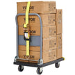 VEVOR Ratchet Tie Down Straps (4PK), 5000 lb Break Strength, Double J Hook Includes 4 Premium 2