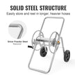VEVOR 175 ft of 5/8’’ Hose Reel Cart, (Hose Not Included), Garden Water Hose Carts Mobile Tools with Wheels, Heavy Duty Powder-coated Steel Outdoor Planting for Garden, Yard, Lawn