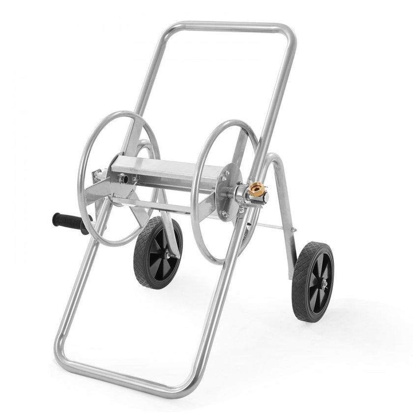 VEVOR 175 ft of 5/8’’ Hose Reel Cart, (Hose Not Included), Garden Water Hose Carts Mobile Tools with Wheels, Heavy Duty Powder-coated Steel Outdoor Planting for Garden, Yard, Lawn