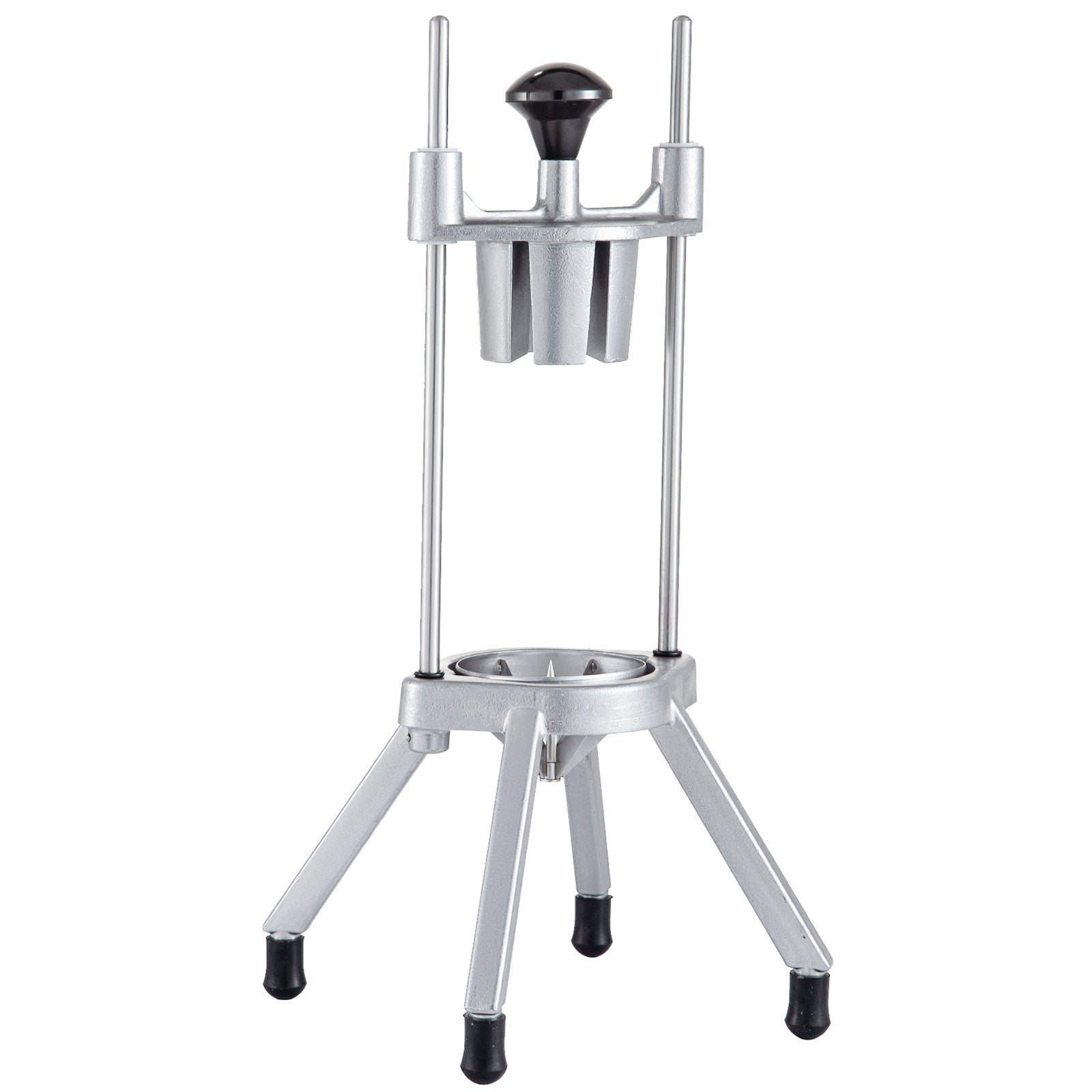 VEVOR 4-Section Commercial Easy Wedger Stainless Steel Blade Fruit Lime Slicer, Lemon Cutter for Home Bar Restaurant, Sliver